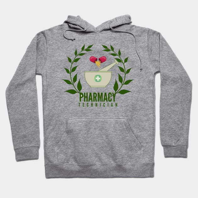 Pharmacy technician symbols Hoodie by Yenz4289